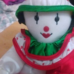 Vintage 1991 Dakin Holiday Pierot musical plushy